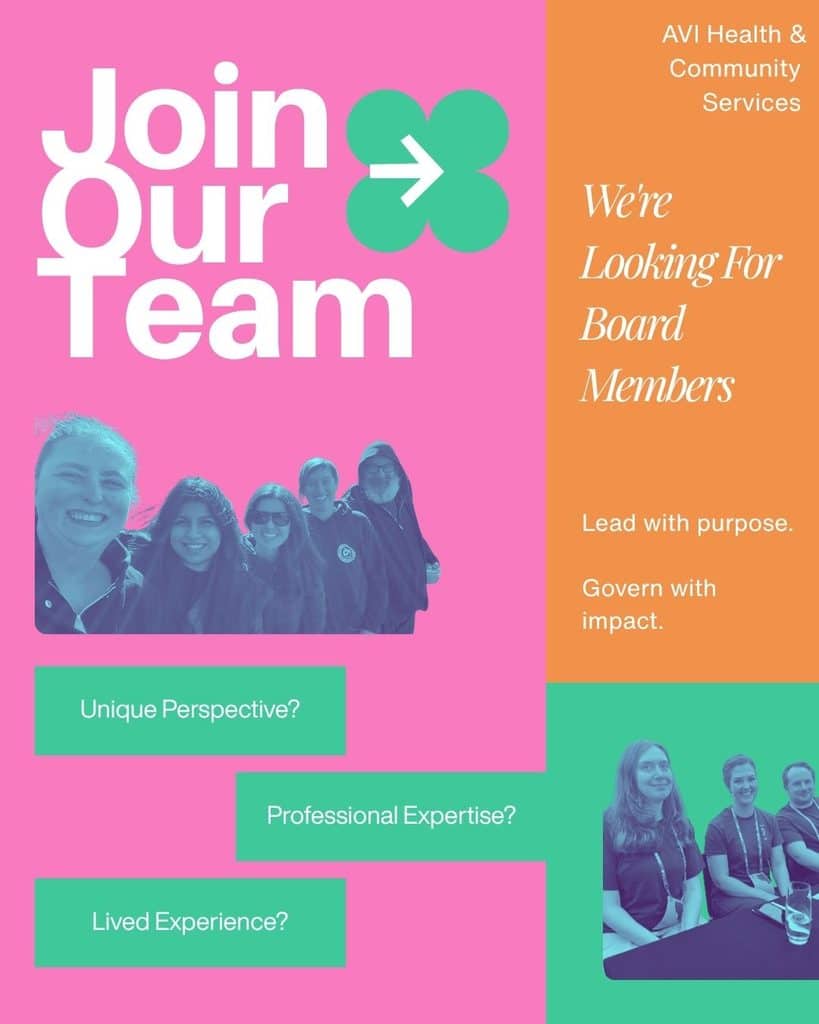 Join a Board of Directors That's Driving Community-Led Change 1 Board Recruitment AVI 2026